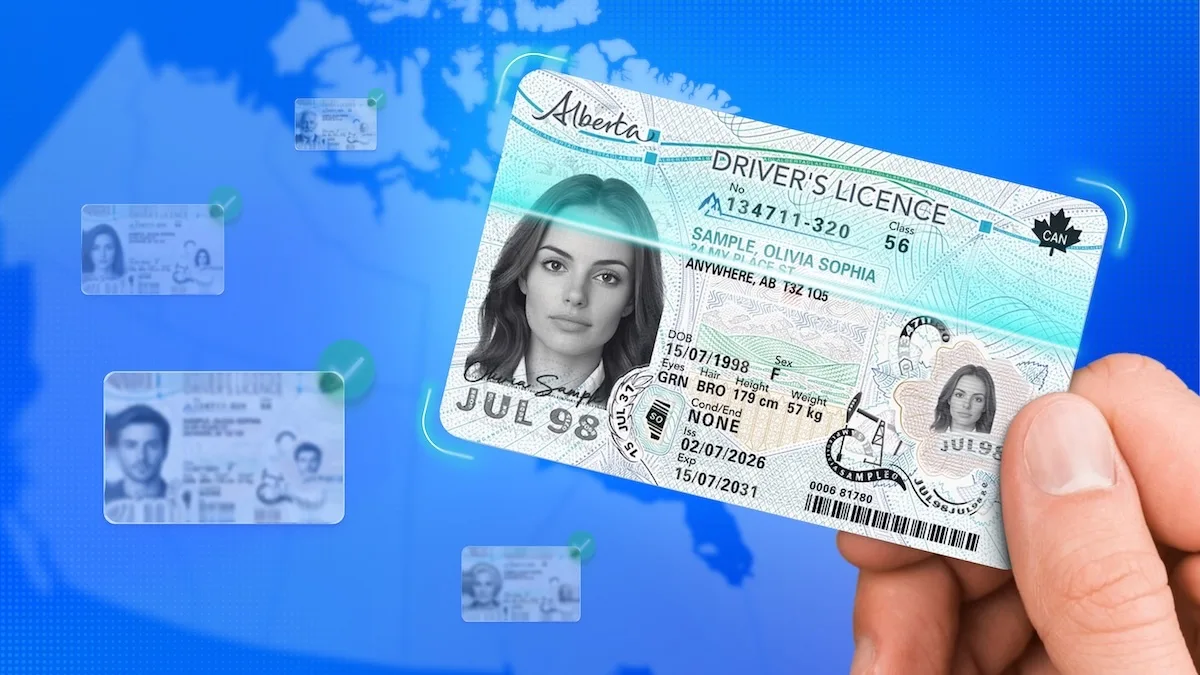 New Alberta driverโs license and ID card format